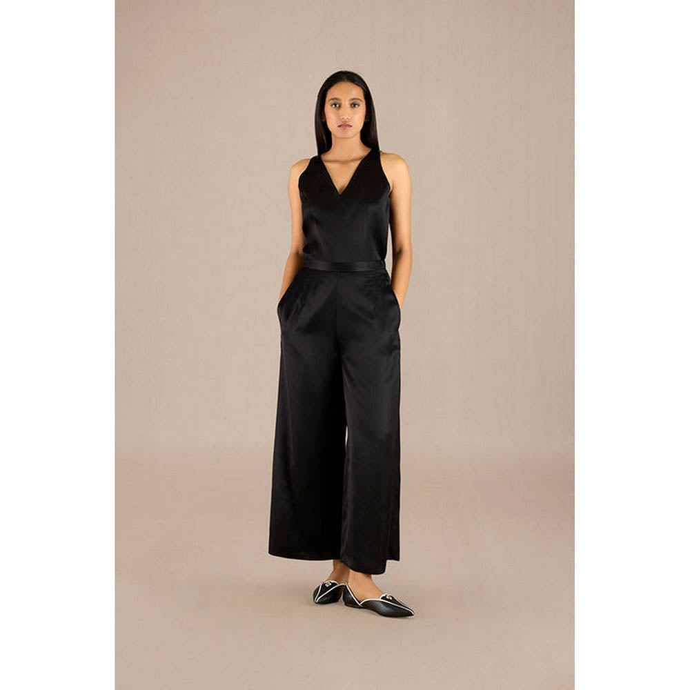 AMPM Nia Black Jacket with Palazzo and Inner