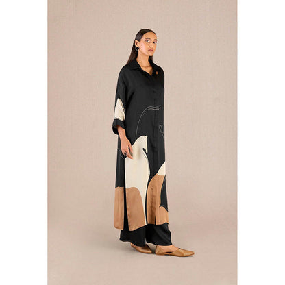 AMPM Maysa Black Kurta with Palazzo and Inner
