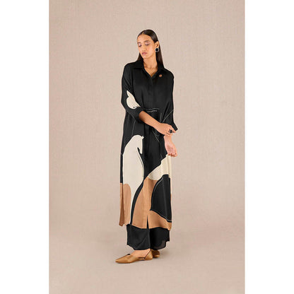 AMPM Maysa Black Kurta with Palazzo and Inner