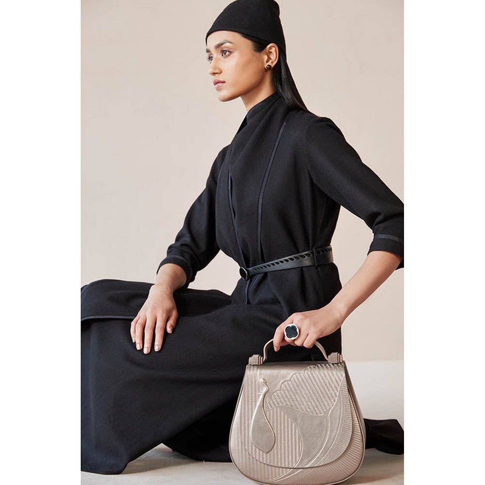 AMPM Razan Black Kurta with Palazzo