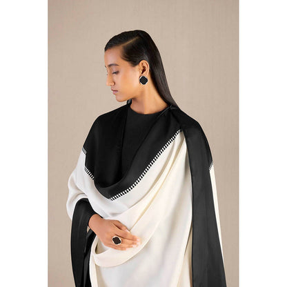 AMPM Sadah Black Anarkali Kurta with Pant and Dupatta