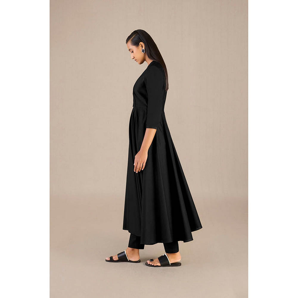 AMPM Sadah Black Anarkali Kurta with Pant and Dupatta