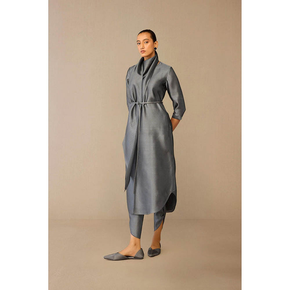 AMPM Avaia Grey Kurta with Dhoti