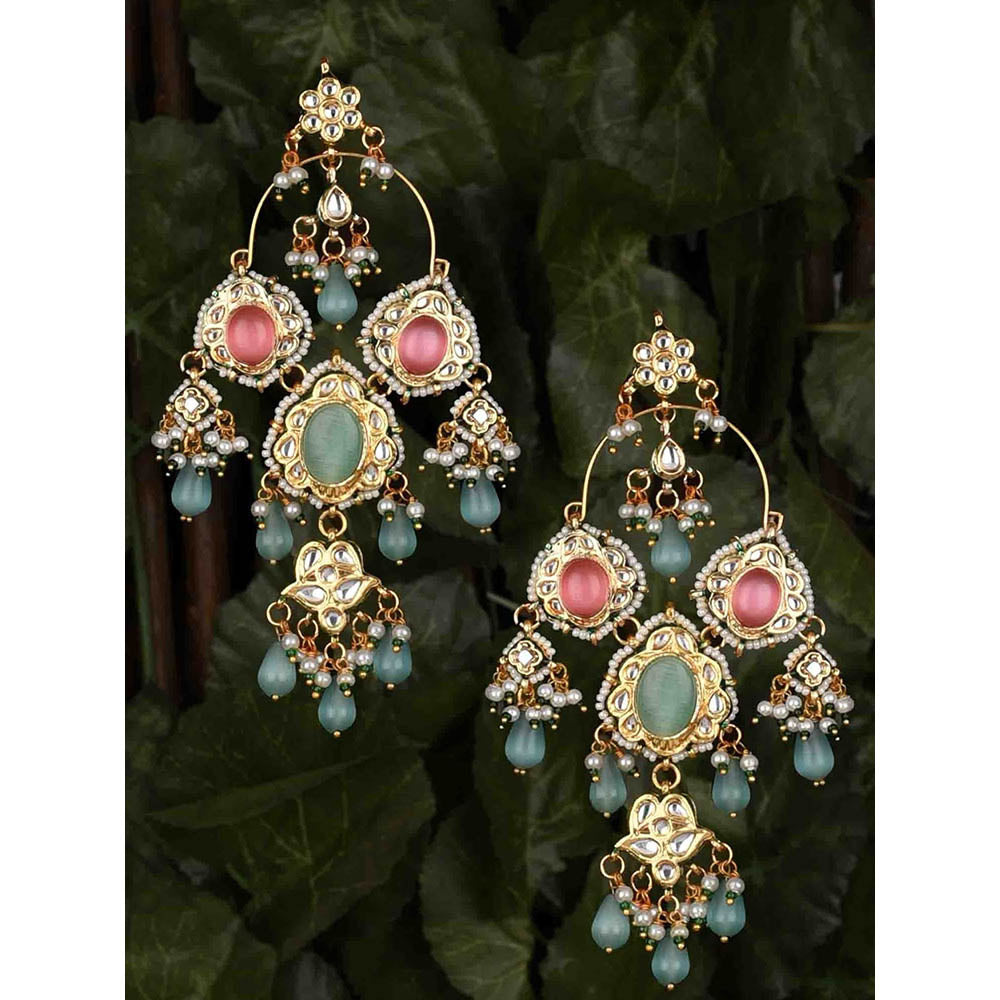 Amreli Jaipur Statement Stone Earrings