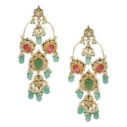 Amreli Jaipur Statement Stone Earrings