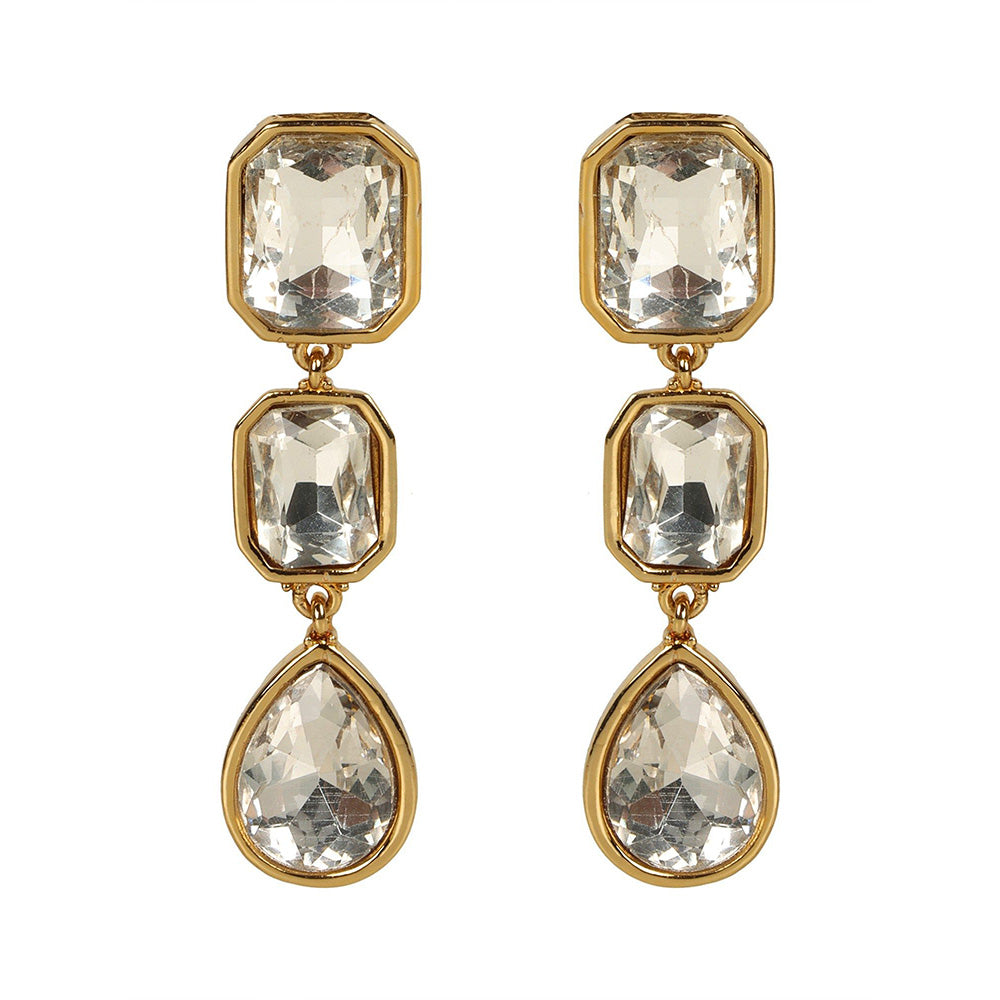 Amreli Jaipur Statement Stone Earrings