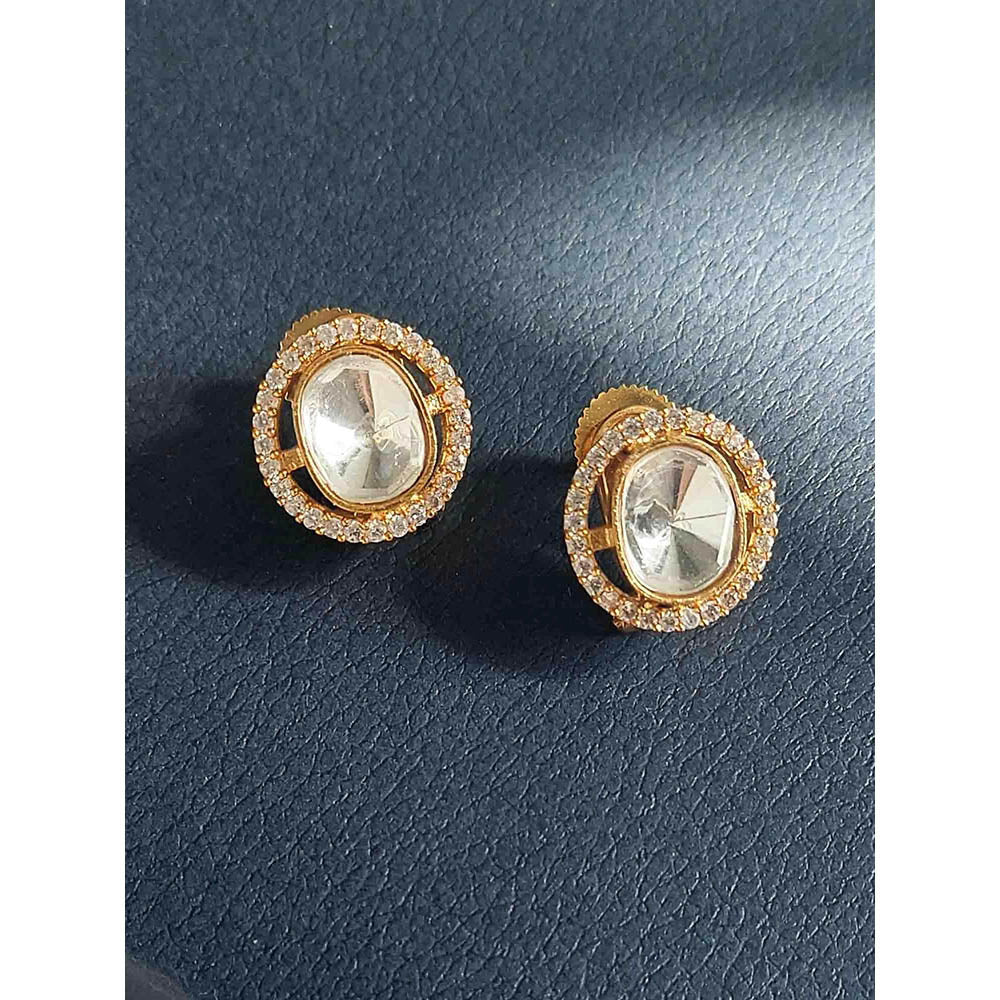 Amreli Jaipur Elegant Polki Studs Earrings