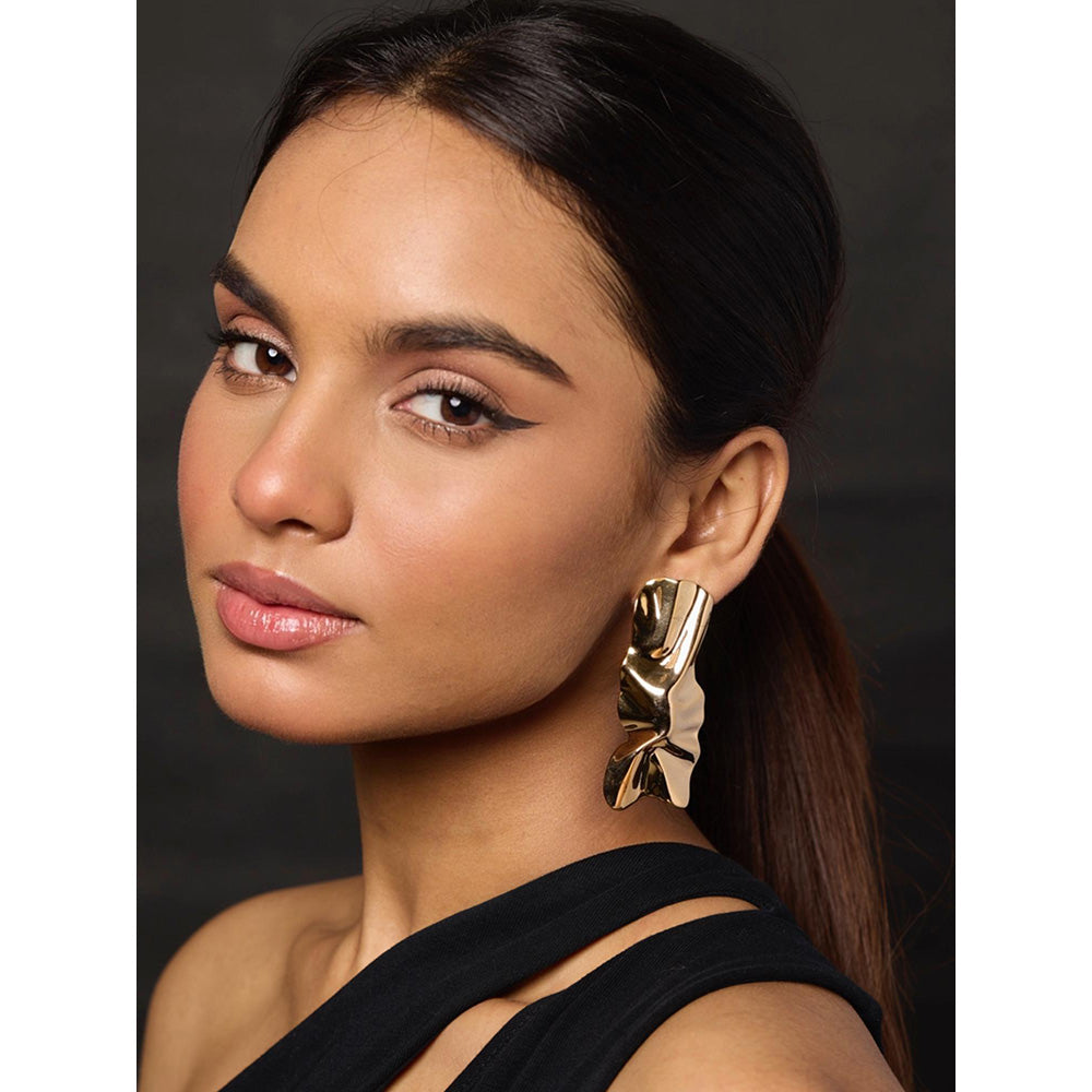 Amreli Jaipur Handcrafted Gold Plated Earrings