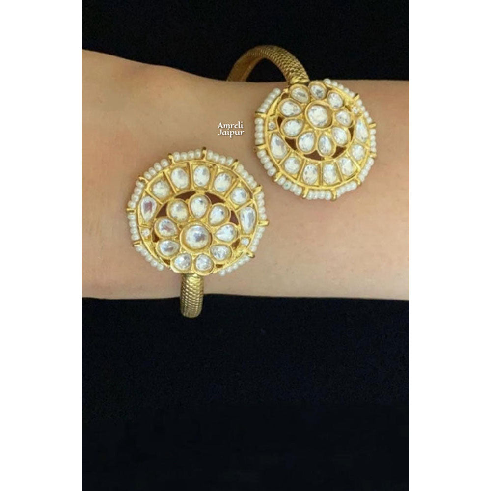 Amreli Jaipur Umani Gold Plated Bracelet