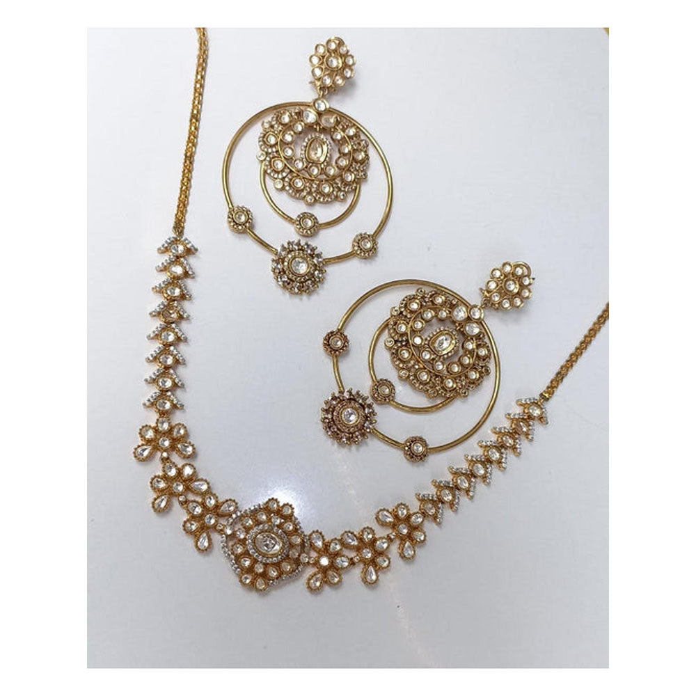 Amreli Jaipur Vanani Polki Choker Set