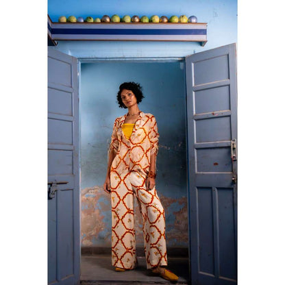 Amrood Yellow Co-Ord (Set of 3)