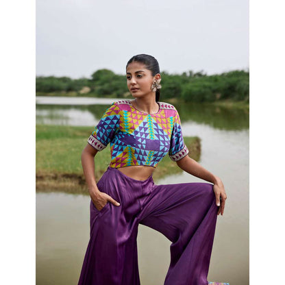 Amrood Purple Jumpsuits