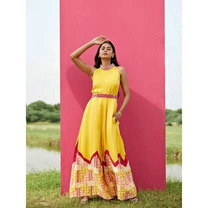 Amrood Yellow Jumpsuits