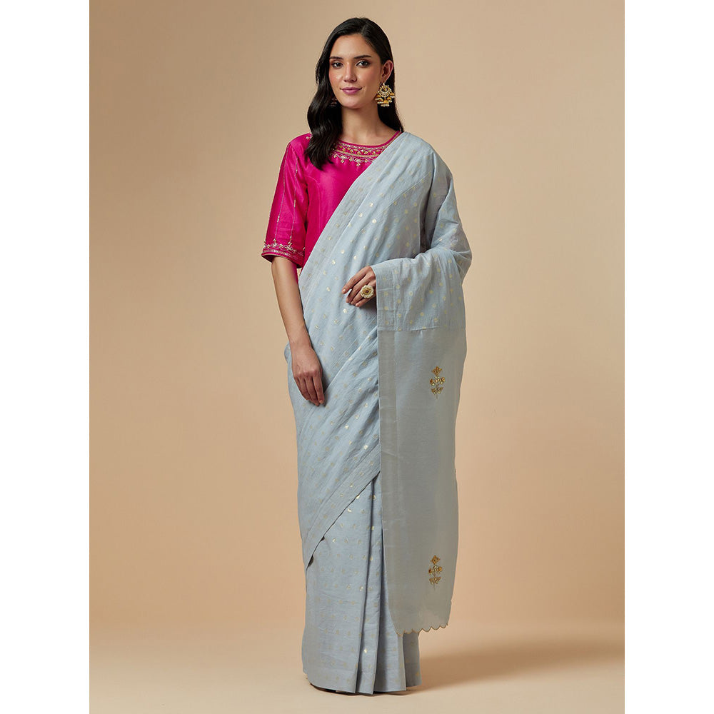 Anantaa by Roohi Trehan Pink Closed Neck Blouse