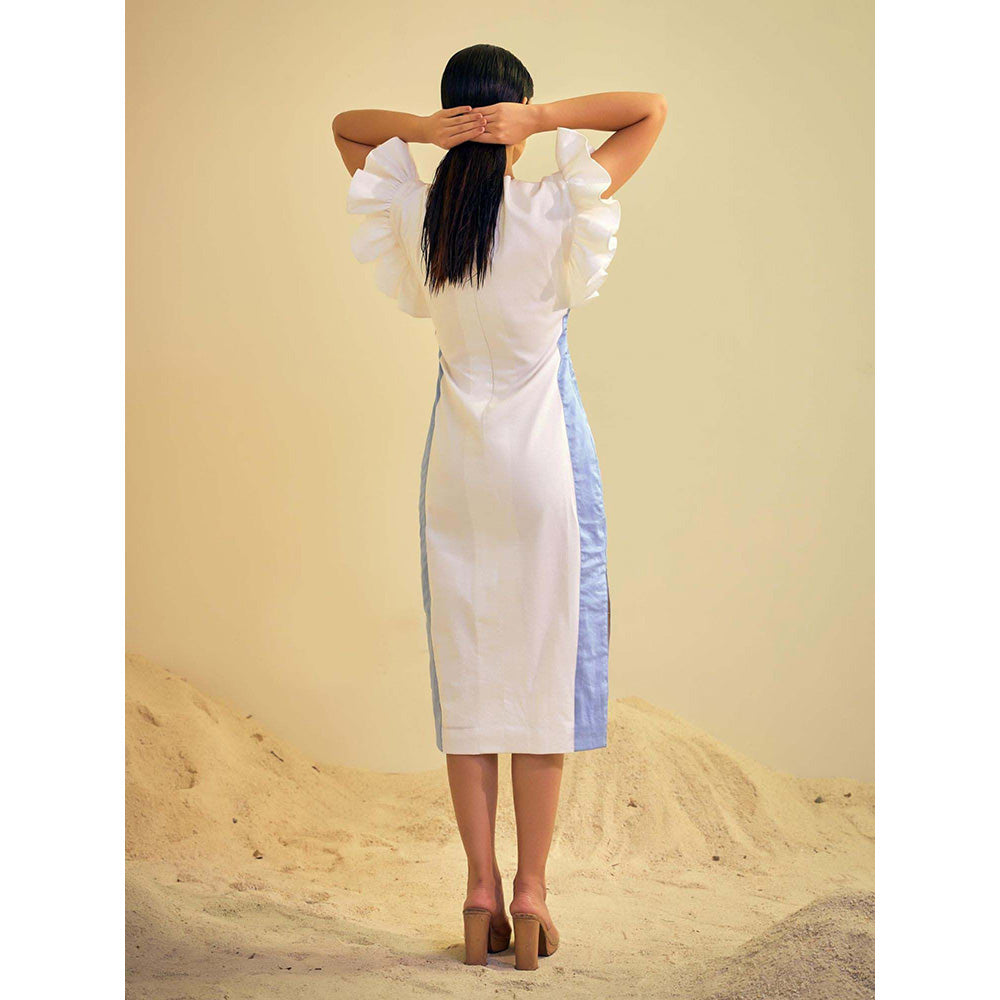 AN'ERA BY ASMITA VERMA White By Midi Dress