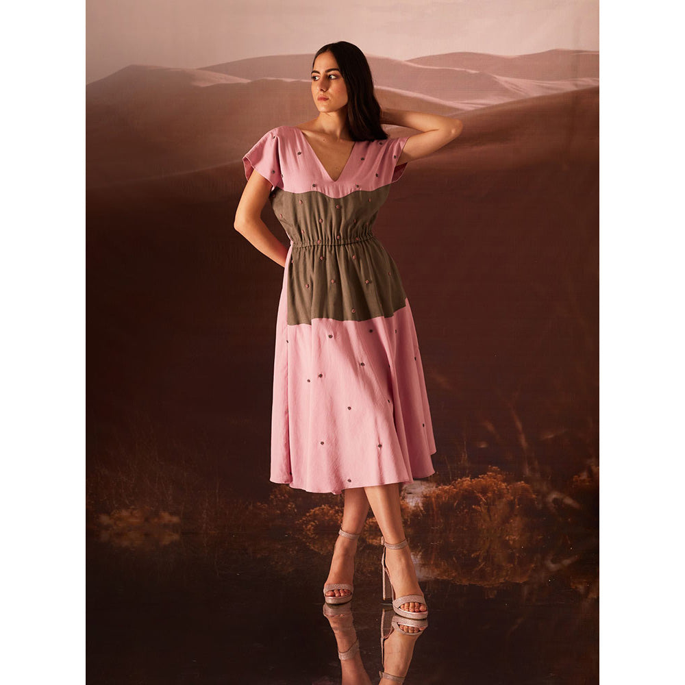 AN'ERA BY ASMITA VERMA Rosie Embroidered Dress