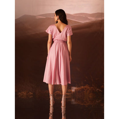 AN'ERA BY ASMITA VERMA Rosie Embroidered Dress