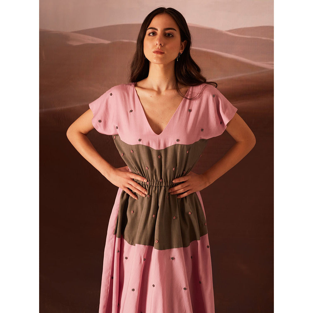 AN'ERA BY ASMITA VERMA Rosie Embroidered Dress