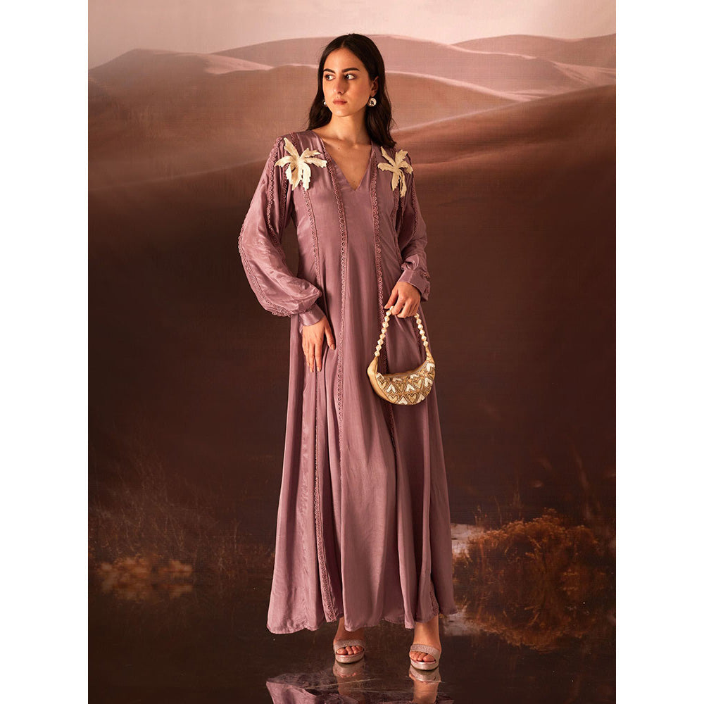 AN'ERA BY ASMITA VERMA Mauve Aura Dress