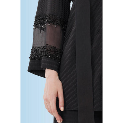 Anjali Kanwar Black Embroidered Joanne Co-Ord (Set of 2)