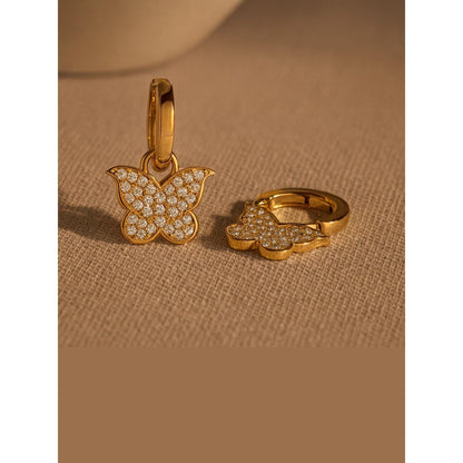 ANUSHKA JAIN JEWELLERY Studded Butterfly Stud Earrings