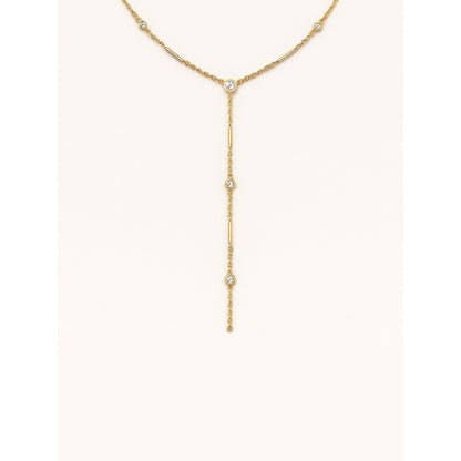 ANUSHKA JAIN JEWELLERY Diamond Chain Lariat Necklace