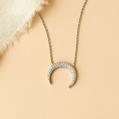ANUSHKA JAIN JEWELLERY Horseshoe Diamond Necklace