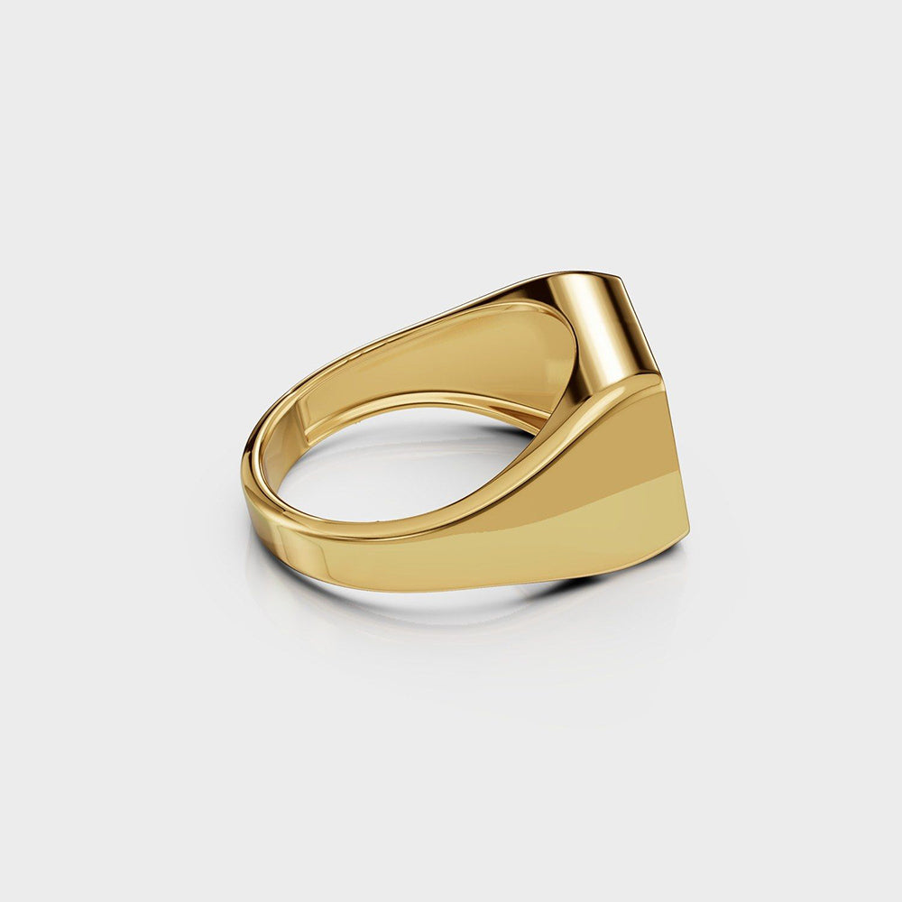 ANUSHKA JAIN JEWELLERY Square Signet Ring