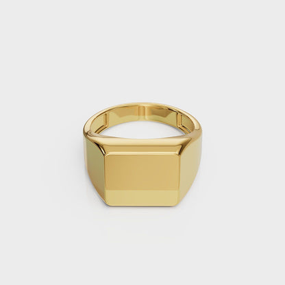 ANUSHKA JAIN JEWELLERY Square Signet Ring