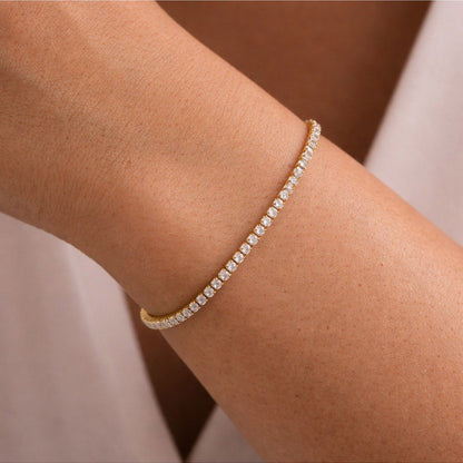 ANUSHKA JAIN JEWELLERY Mini Tennis Bracelet