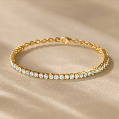ANUSHKA JAIN JEWELLERY Mini Tennis Bracelet