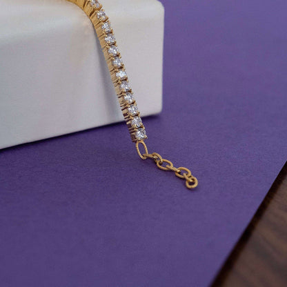 ANUSHKA JAIN JEWELLERY Mini Tennis Bracelet