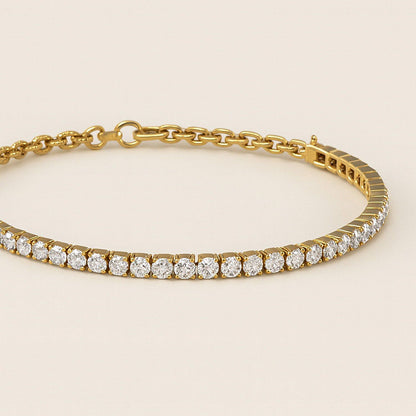 ANUSHKA JAIN JEWELLERY Mini Tennis Bracelet