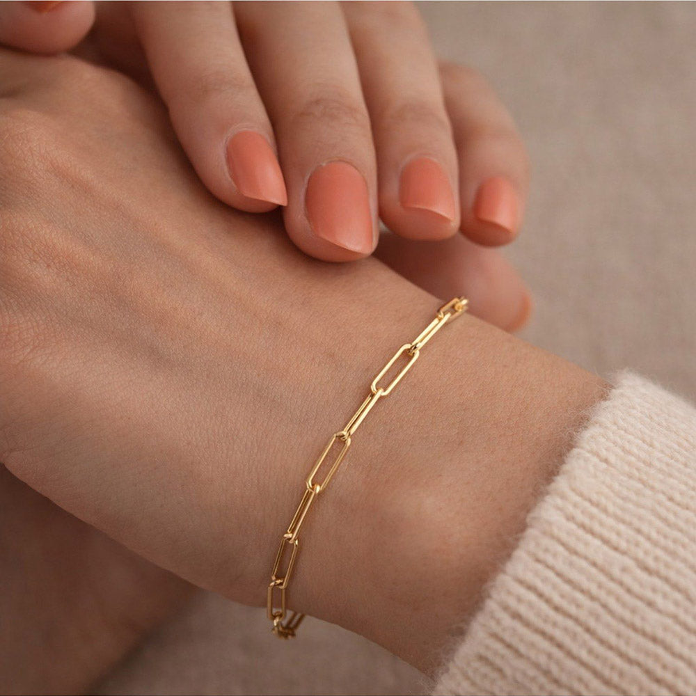ANUSHKA JAIN JEWELLERY Paper Clip Bracelets