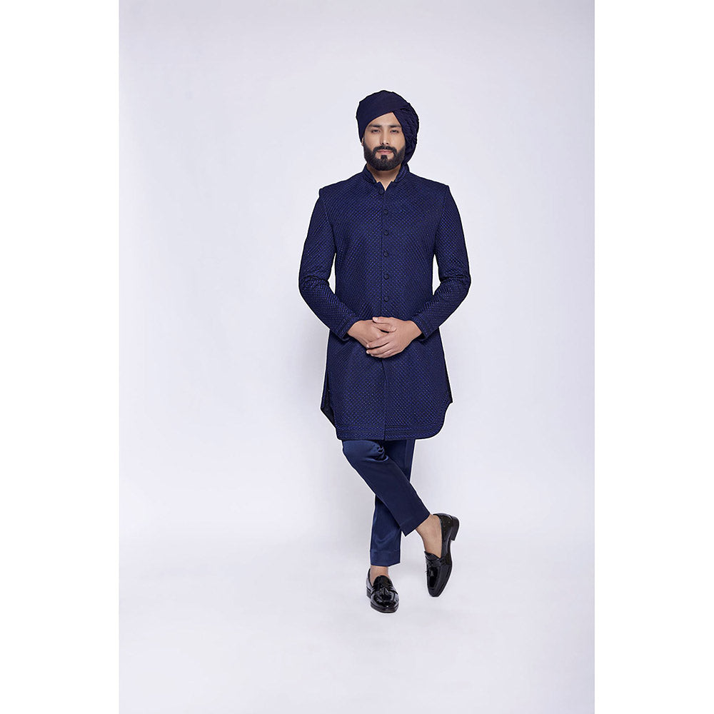 Arjun Kilachand Hand Embroidered Sherwani (Set of 2)