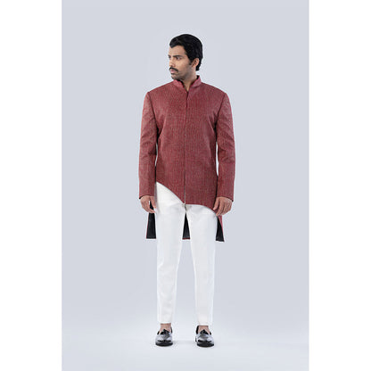 Arjun Kilachand Gold and Badla Embroidered Fusion Jacket (Set of 2)