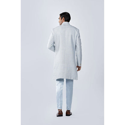 Arjun Kilachand Gold and Badla Embroidered Fusion Jacket (Set of 2)