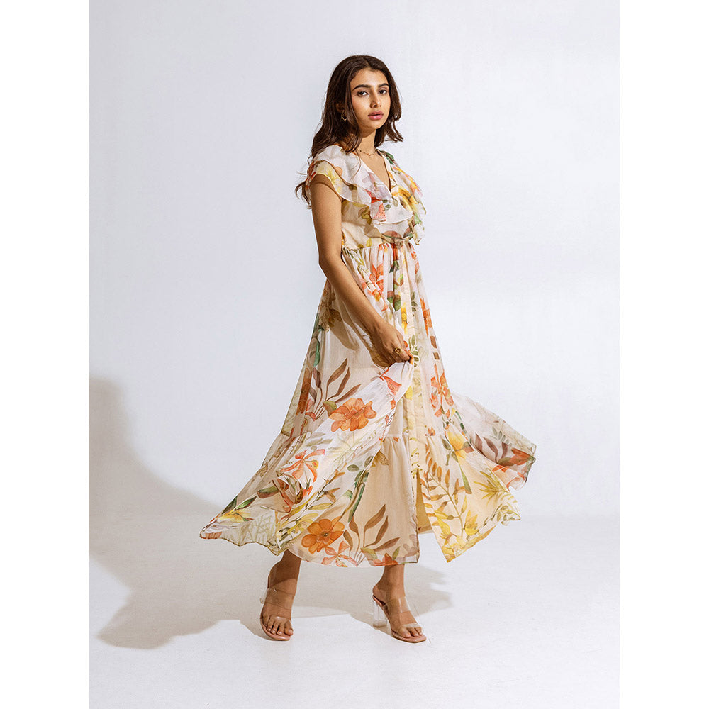 AROOP SHOP INDIA Melia Beige Dress