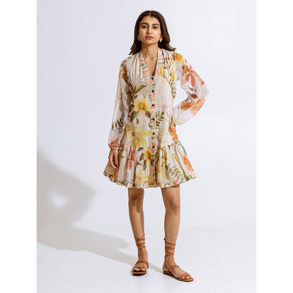 AROOP SHOP INDIA Kalina Beige Dress