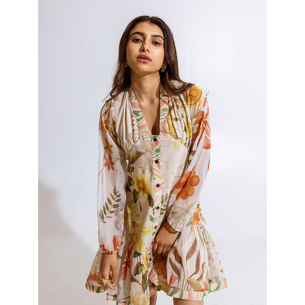 AROOP SHOP INDIA Kalina Beige Dress