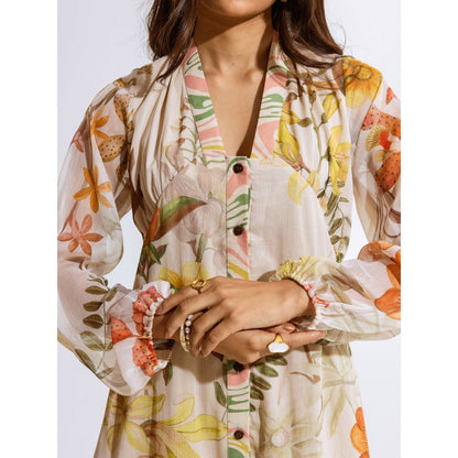 AROOP SHOP INDIA Kalina Beige Dress
