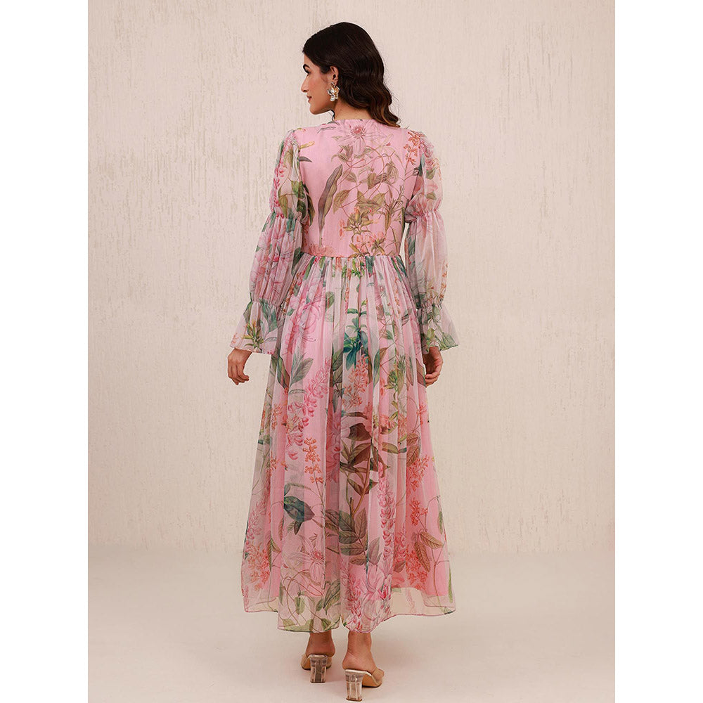 AROOP SHOP INDIA Pink Ivy Maxi Dress