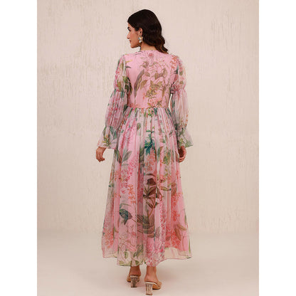 AROOP SHOP INDIA Pink Ivy Maxi Dress