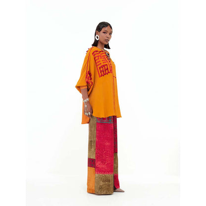 Aseem Kapoor Mandala Embroidered Solid Shirt