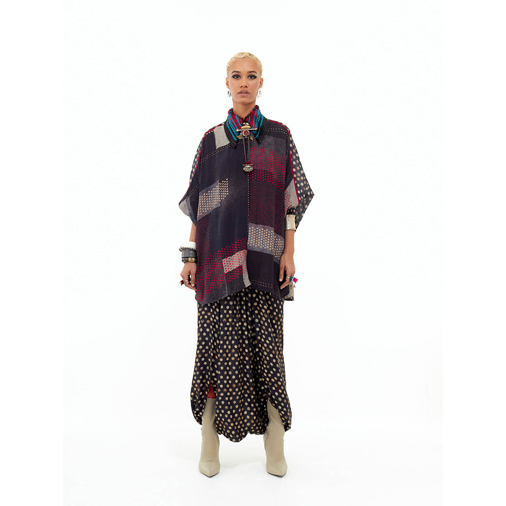 Aseem Kapoor Multi Colour Mandala Shirt with Dhoti (Set of 2)