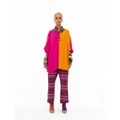 Aseem Kapoor Multi Colour Mandala Shirt with Pant (Set of 2)