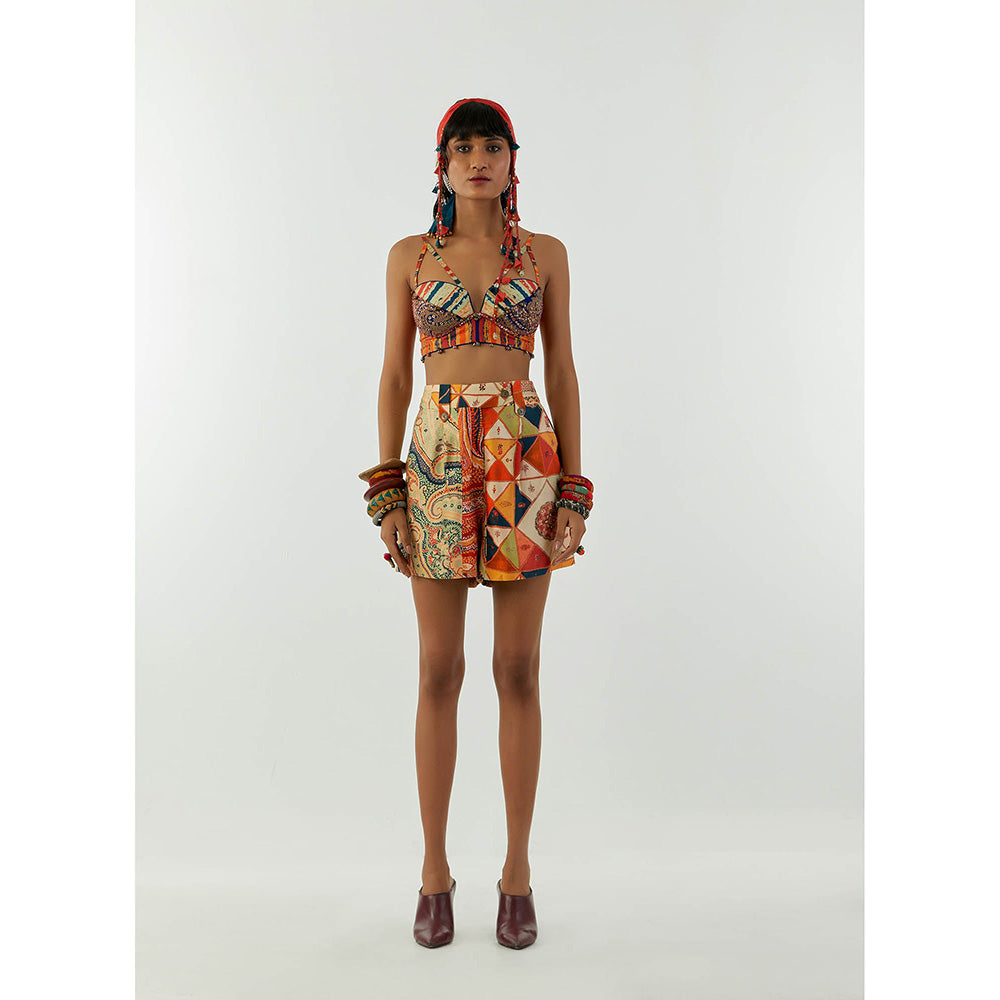 Aseem Kapoor Multi-Colour Kama Blouse Top