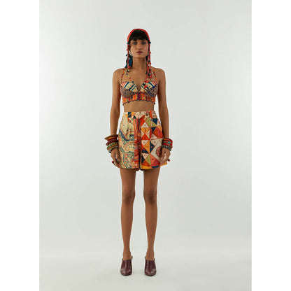 Aseem Kapoor Multi-Colour Kama Blouse Top