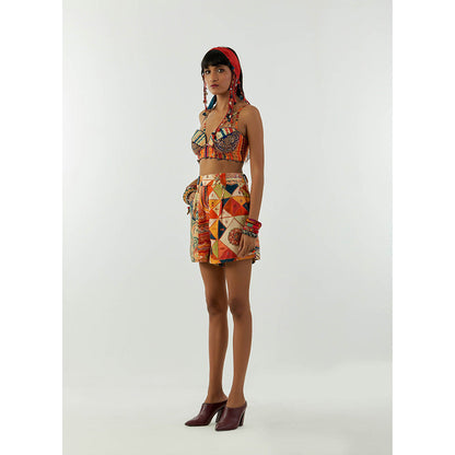 Aseem Kapoor Multi-Colour Kama Blouse Top