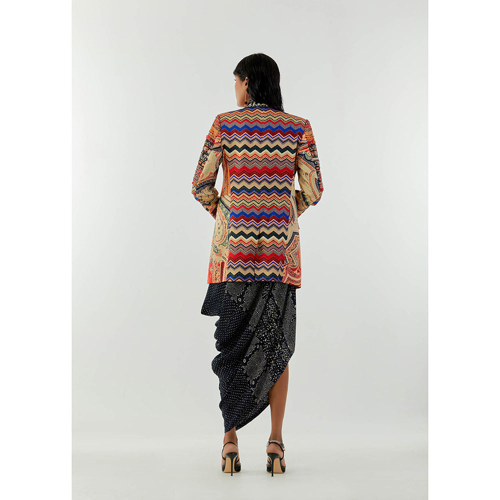 Aseem Kapoor Multi-Colour Open Dhana Jacket